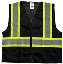 Load image into Gallery viewer, Black Safety Vest Custom Print Bundle
