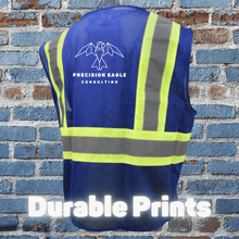 Load image into Gallery viewer, Blue Safety Vest Custom Print Bundle
