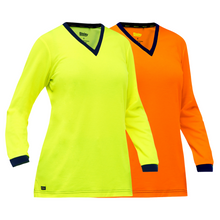 Load image into Gallery viewer, Bisley 310W6118 - Safety Orange Hi-Viz Women&#39;s Shirt | Sizing Chart
