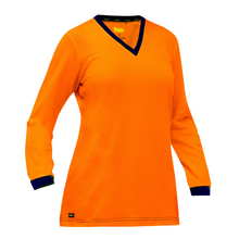 Load image into Gallery viewer, Bisley 310W6118-O - Safety Orange Hi-Viz Women&#39;s Shirt | Front View 
