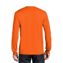 Load image into Gallery viewer, Gildan 8400 - Safety Orange Hi-Viz Long Sleeve Shirt | Back View
