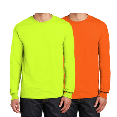 Gildan 8400 - Hi-Viz Long Sleeve Shirts | Main View