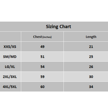 Load image into Gallery viewer, GSS 3142 – Sky Blue Safety Vest | Sizing Chart  
