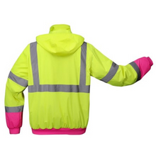 Load image into Gallery viewer, GSS 8018 - Hi-Viz Bomber Jacket | Back View
