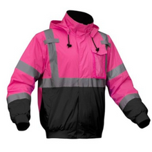 Load image into Gallery viewer, GSS 8019 - Hi-Viz Bomber Jacket | Front Left View
