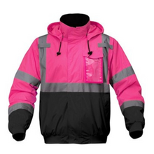 Load image into Gallery viewer, GSS 8019 - Hi-Viz Bomber Jacket | Front View
