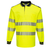 Load image into Gallery viewer, Portwest T184 – Safety Green Hi-Viz Polo Shirt | Front Vie
