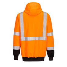 Load image into Gallery viewer, Portwest UB324 - Safety Orange ANSI Class 3 Sweatshirt | Back View
