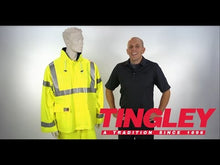 Load and play video in Gallery viewer, Tingley J44122/J44129, Eclipse Flame/Arc Resistant Hi-Vis Rain Jacket
