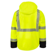 Load image into Gallery viewer, Radians SJ322B – Safety Green High Visibility Jacket | Back
