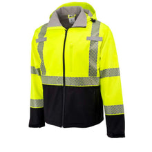 Load image into Gallery viewer, Radians SJ322B – Safety Green High Visibility Jacket | Front Left
