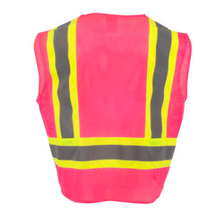 Load image into Gallery viewer, Radians SV22-1 - Pink Safety Vest | Back View
