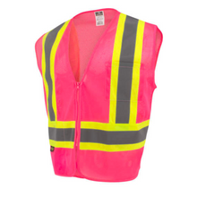 Load image into Gallery viewer, Radians SV22-1 - Pink Safety Vest | Front Left View
