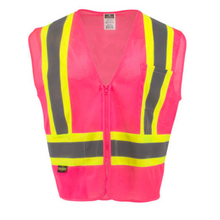 Load image into Gallery viewer, Radians SV22-1 - Pink Safety Vest | Front View
