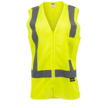 Load image into Gallery viewer, Radians SV2ZWGM – Safety Green Womens Safety Vest | Front View 
