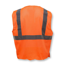 Load image into Gallery viewer, Radians SV4OM - Safety Green Breakaway Safety Vest | Back 
