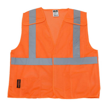 Load image into Gallery viewer, Radians SV4OM - Safety Green Breakaway Safety Vest | Front Flat
