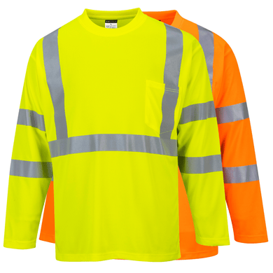 Portwest S191 - Hi-Viz Long Sleeve Shirts | Main View