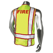 Load image into Gallery viewer, Radians LHV-207-3G-FIR - Red Trim Fire Safety Vest | Back View
