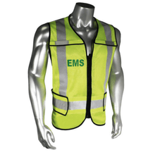 Load image into Gallery viewer, Radians LHV-5-PC-ZR-EMS - Safety Green EMS Safety Vest | Front View
