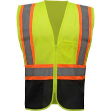 Load image into Gallery viewer, GSS 1105 – Safety Green ANSI Class 2 Safety Vest | Front View 
