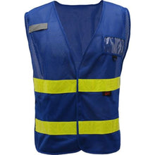 Load image into Gallery viewer, GSS 3113 - Blue Safety Vests | Front View
