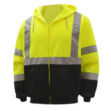 Load image into Gallery viewer, GSS 7003 - Safety Green ANSI Class 3 Sweatshirt | Front Left View
