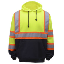 Load image into Gallery viewer, GSS 7005 - Safety Green ANSI Class 3 Sweatshirt | Front View
