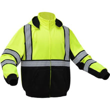 Load image into Gallery viewer, GSS 7511 – Safety Green ANSI Class 3 Sweatshirt | Front View    
