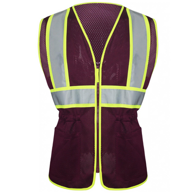 GSS 7808 - Plum Women's Safety Vest | Front View