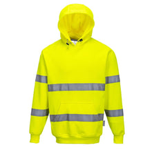 Load image into Gallery viewer, Portwest B304YER – Safety Green ANSI Class 3 Sweatshirt | Front View    
