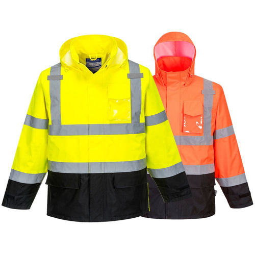 Portwest US366 – High Visibility Rain Jackets | Main View 