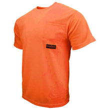 Load image into Gallery viewer, Radians ST11-NPOS - Safety Orange Hi-Viz Short Sleeve Shirts | Front Left View
