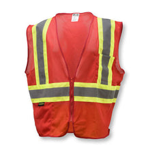 Load image into Gallery viewer, Radians SV22-1ZRM - Red ANSI Class 1 Safety Vest | Front View
