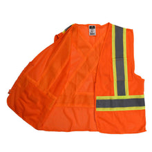 Load image into Gallery viewer, Radians SV22X-2ZOM - Safety Orange ANSI Class 2 Safety Vest | Front Inside View
