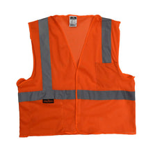 Load image into Gallery viewer, Radians SV2OM - Safety Orange ANSI Class 2 Safety Vests | Front Flat View
