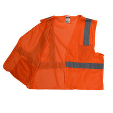 Load image into Gallery viewer, Radians SV2OM - Safety Orange ANSI Class 2 Safety Vests | Inside View
