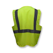 Load image into Gallery viewer, Radians SV2ZGM - Safety Green ANSI Class 2 Safety Vests | Back View
