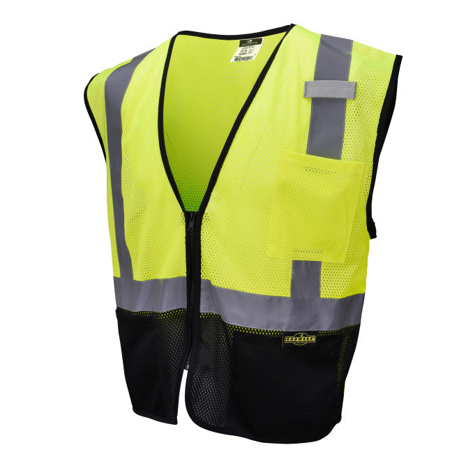 Radians SV3B-2ZGM - Safety Green ANSI Class 2 Safety Vest | Front Left View