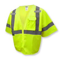 Load image into Gallery viewer, Radians SV3ZGM - Safety Green ANSI Class 3 Safety Vest | Front Left View
