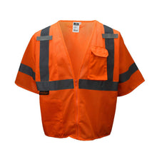 Load image into Gallery viewer, Radians SV3ZOM - Safety Orange ANSI Class 3 Safety Vest | Front View
