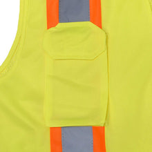 Load image into Gallery viewer, Radians SV46G - Safety Green Breakaway Safety Vest | Right Pocket View
