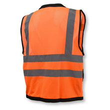 Load image into Gallery viewer, Radians SV59Z-2ZOD - Safety Orange Surveyor Safety Vest | Back Right View
