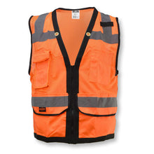 Load image into Gallery viewer, Radians SV59Z-2ZOD - Safety Orange Surveyor Safety Vest | Front View
