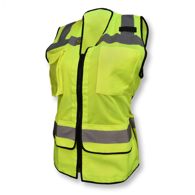 Radians SV59W-2ZGM - Safety Green Womens Safety Vest | Front Right View