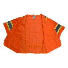 Load image into Gallery viewer, Radians SV63O - Safety Orange ANSI Class 3 Safety Vests | Inside View
