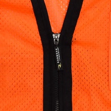 Load image into Gallery viewer, Radians SV65-2ZOM - Safety Orange Surveyor Safety Vest | Zipper View
