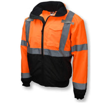 Load image into Gallery viewer, Radians SJ110B-3ZOS - Safety Orange Hi-Viz Bomber Jacket | Front Left View
