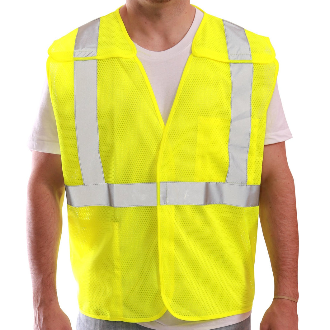 Tingley V70522 - Safety Green Breakaway Safety Vests | Front View