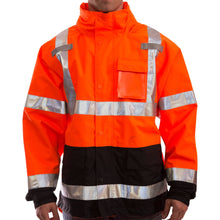 Load image into Gallery viewer, Tingley J24129 - Safety Orange Hi-Viz Parka | Front View
